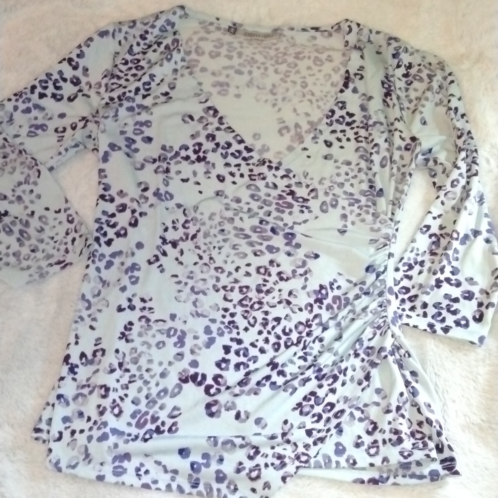 Jennifer Lopez faux wrap top